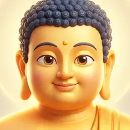 The Buddha — character art from Mighty Little Monkey