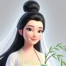 Guanyin — character art from Mighty Little Monkey