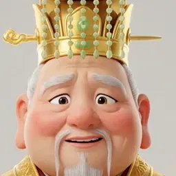 The Jade Emperor — character art from Mighty Little Monkey