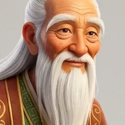 Master Subodhi — character art from Mighty Little Monkey