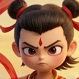 Ne Zha — character art from Mighty Little Monkey